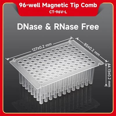 96 magnetische Spitzenkämme, V-förmiger Boden, 2,{3}} ml